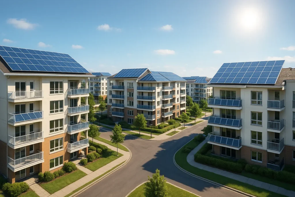 How Housing Societies Can Become 100% Solar-Powered and Reduce Maintenance Costs 